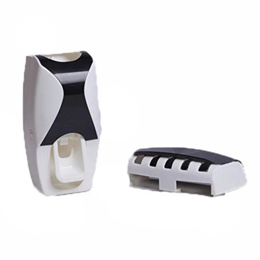 Automatic Toothpaste Dispenser with Toothbrush Holder